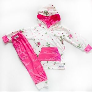Girls jogger/hoodie set
